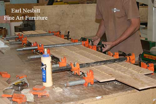 gluing up quilted maple boards for panel gluing up quilted maple boards for panel